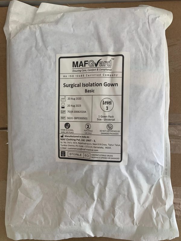 Disposable Impervious Nonsurgical Isolation Gowns - AAMI Level 4 - Knitted Cuffs Hot on Sale - Image 3